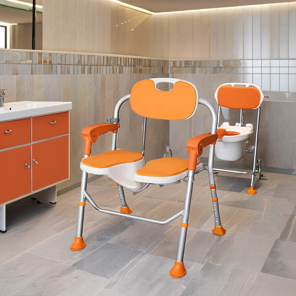 Trending Products 2024 New Arrivals Adjustable Height Multifunctional Shower Chair for Elderly Patients Bench for Bath Healthy