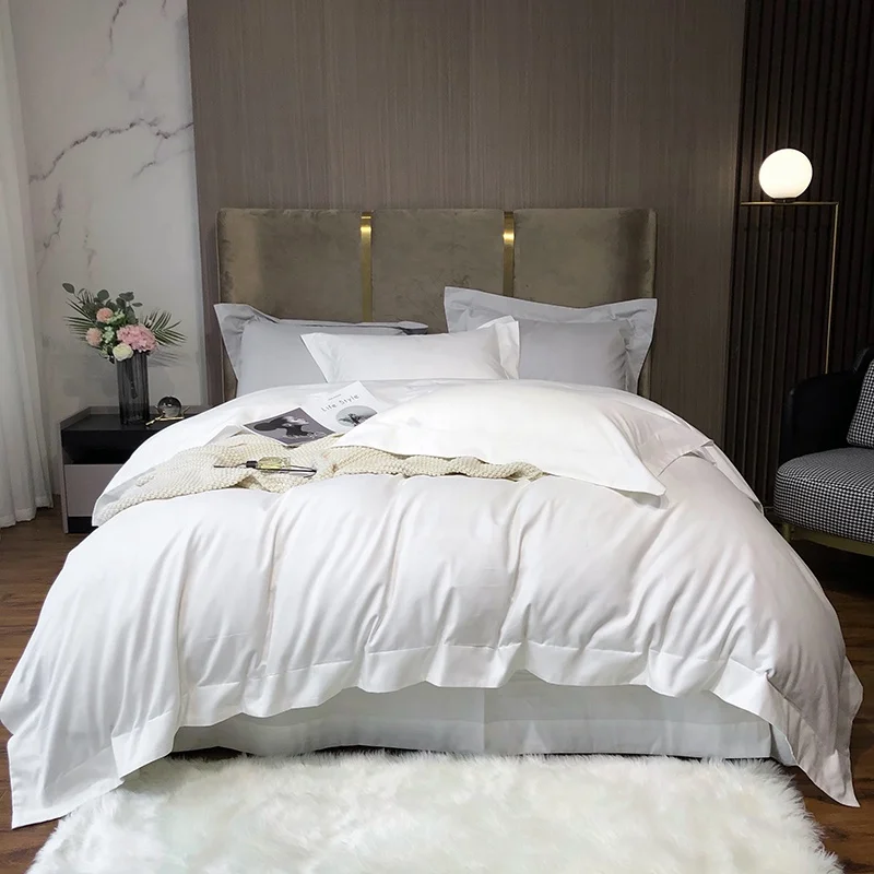 Color Customized 100% Cotton Stars Hotel Bedding Set Products Twin King Hotel Linen