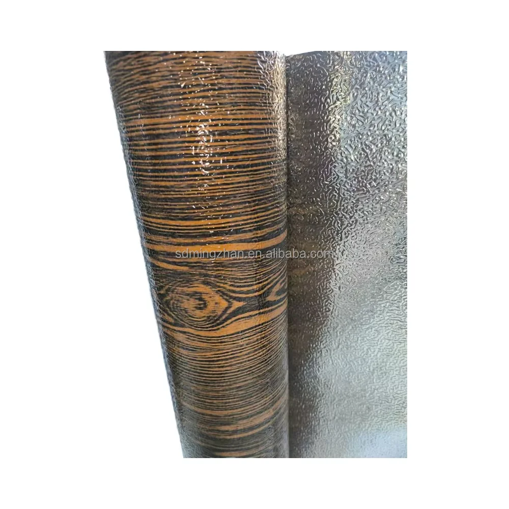Polyester PET printing laminated wood grain composite film PET/PE/PET