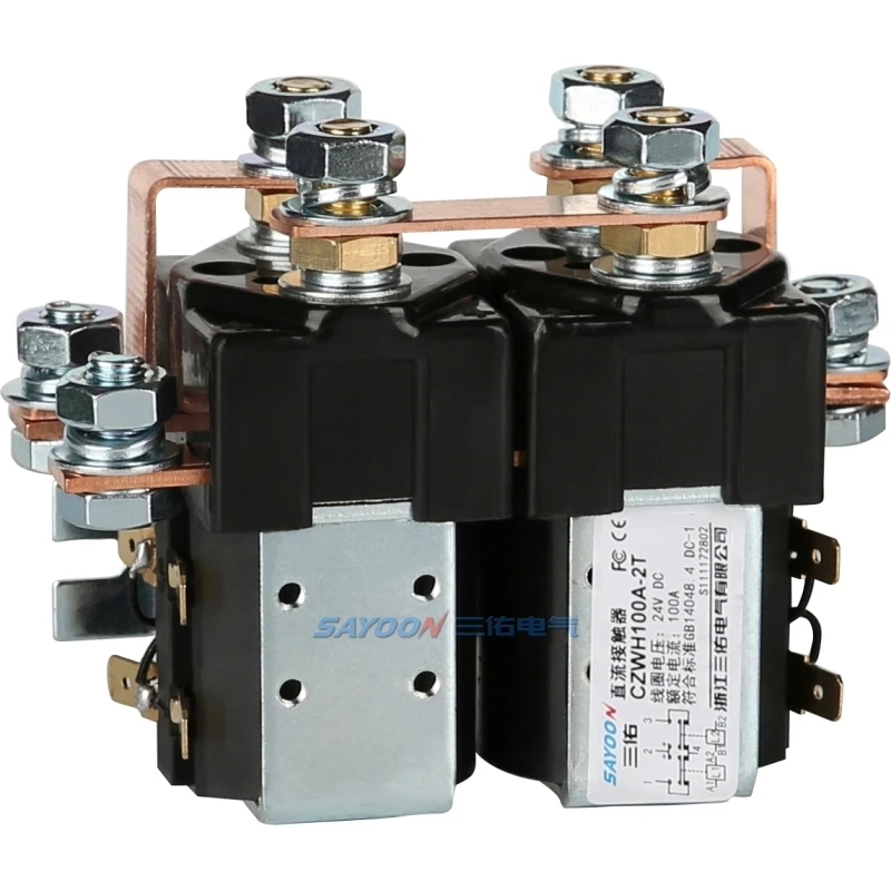 CZWH100A-2T/SW88  new arrivals high quality dc contactor DC Direct current Electric control power contactor for moto car