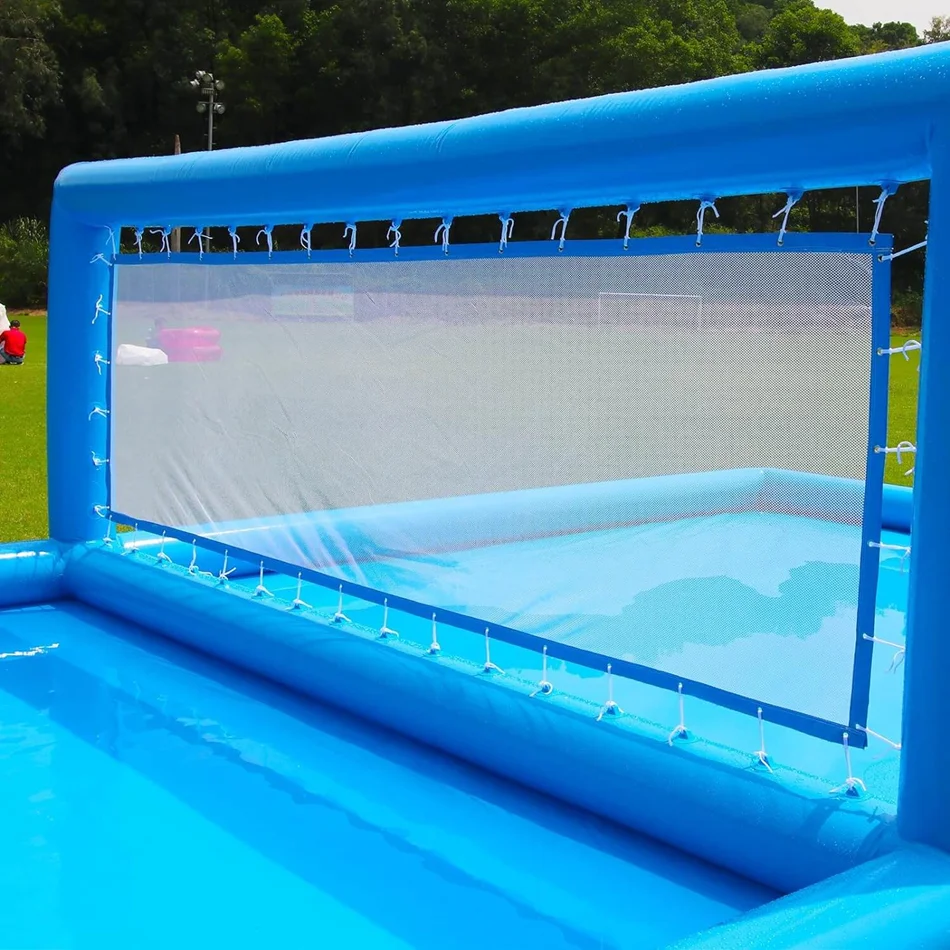Customized Blow-Up Inflatable Water Volleyball Court Giant Portable Inflatable Volleyball Pool Court