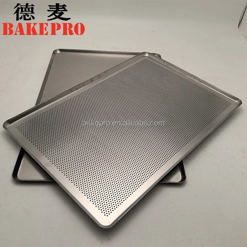 Bakepro Oven commercial pan rectangular 40 * 60 mold pizza aluminum plated bread cake bakery full size aluminium bake trays