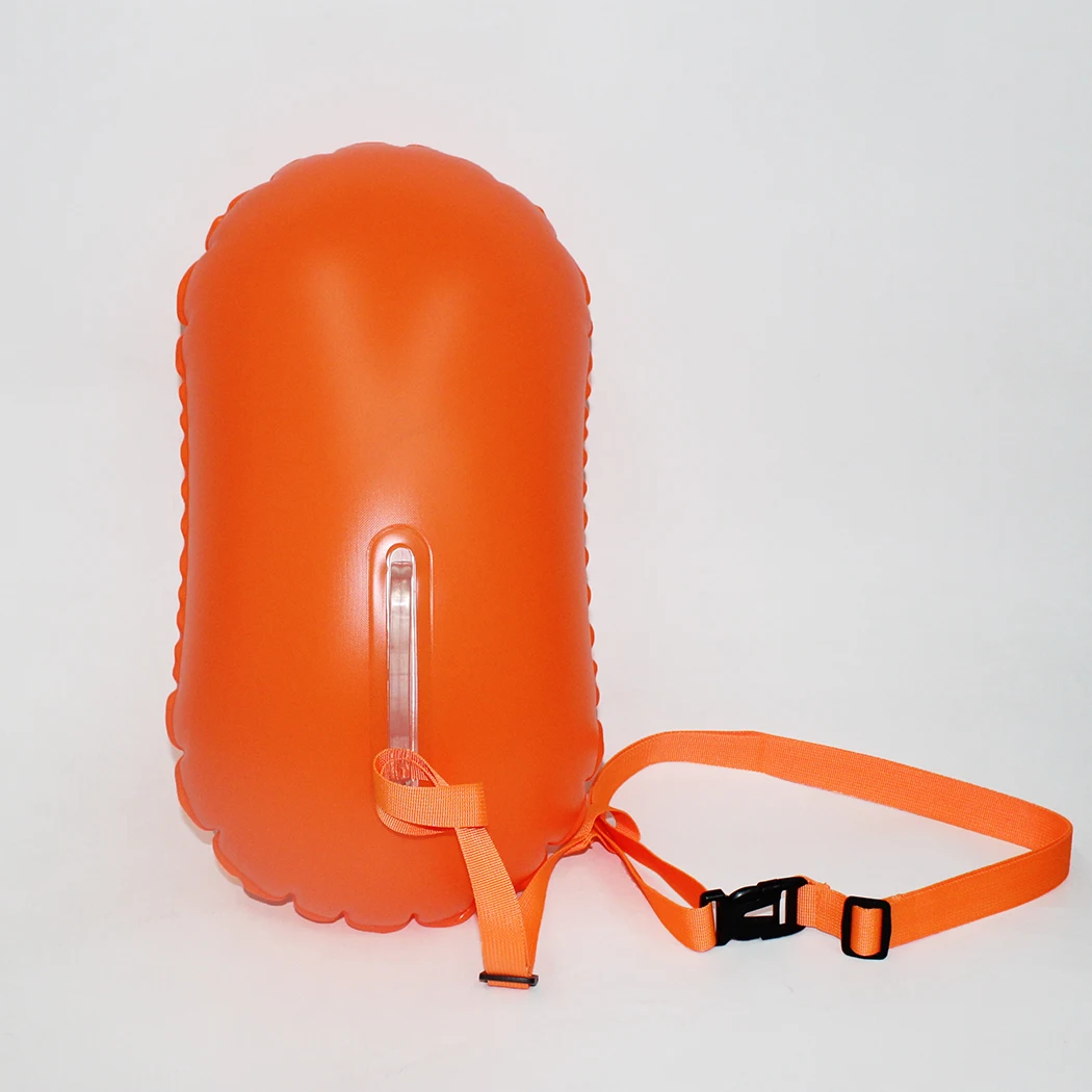 Light Weight High Quality Outdoor Open Water Waterproof PVC Inflatable Safe swim safety float Swim Buoy