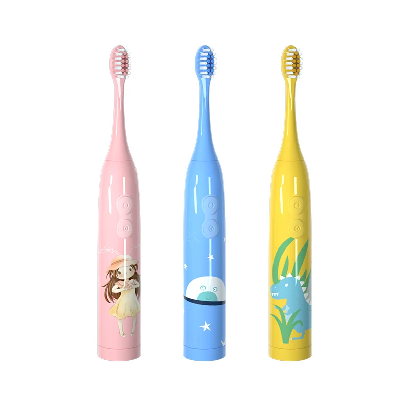 Бесплатная доставка, дешевая звуковая Детская электрическая зубная щетка dupont для детей, зубная щетка
