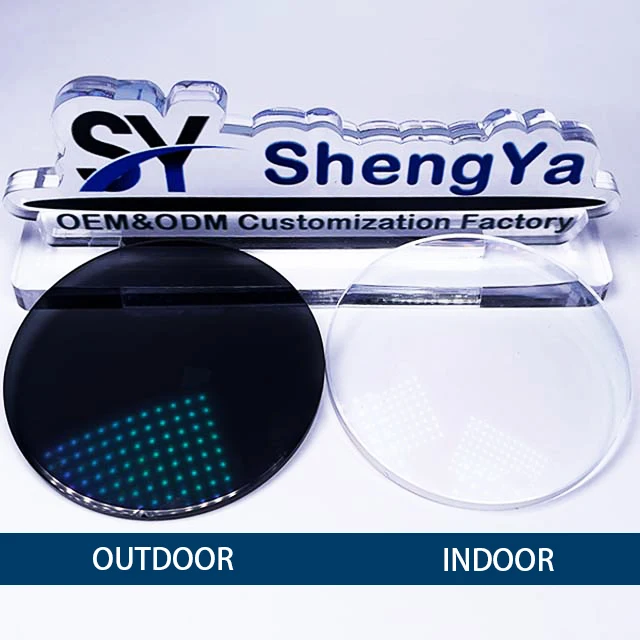 Высококачественные фабричные линзы opticos 1 56 hmc shmc blue cut UV420 фотохромные прогрессивные