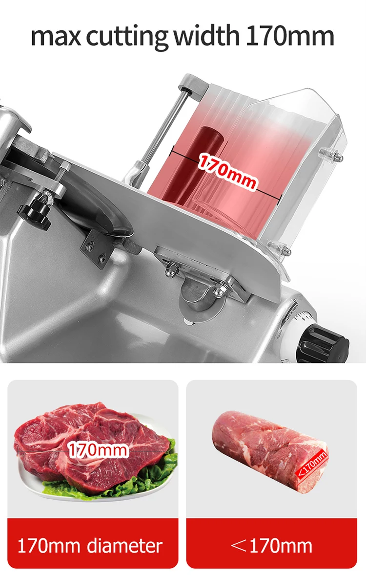  FEST beef slicer pork skin cutter meet 250es-10 squair salami frozen meat for butcher and