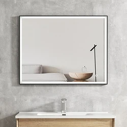 Millen mirror smart bathroom led LED 5mm aluminum frame touch wall hanging foshan bathroom mirror SSA CE