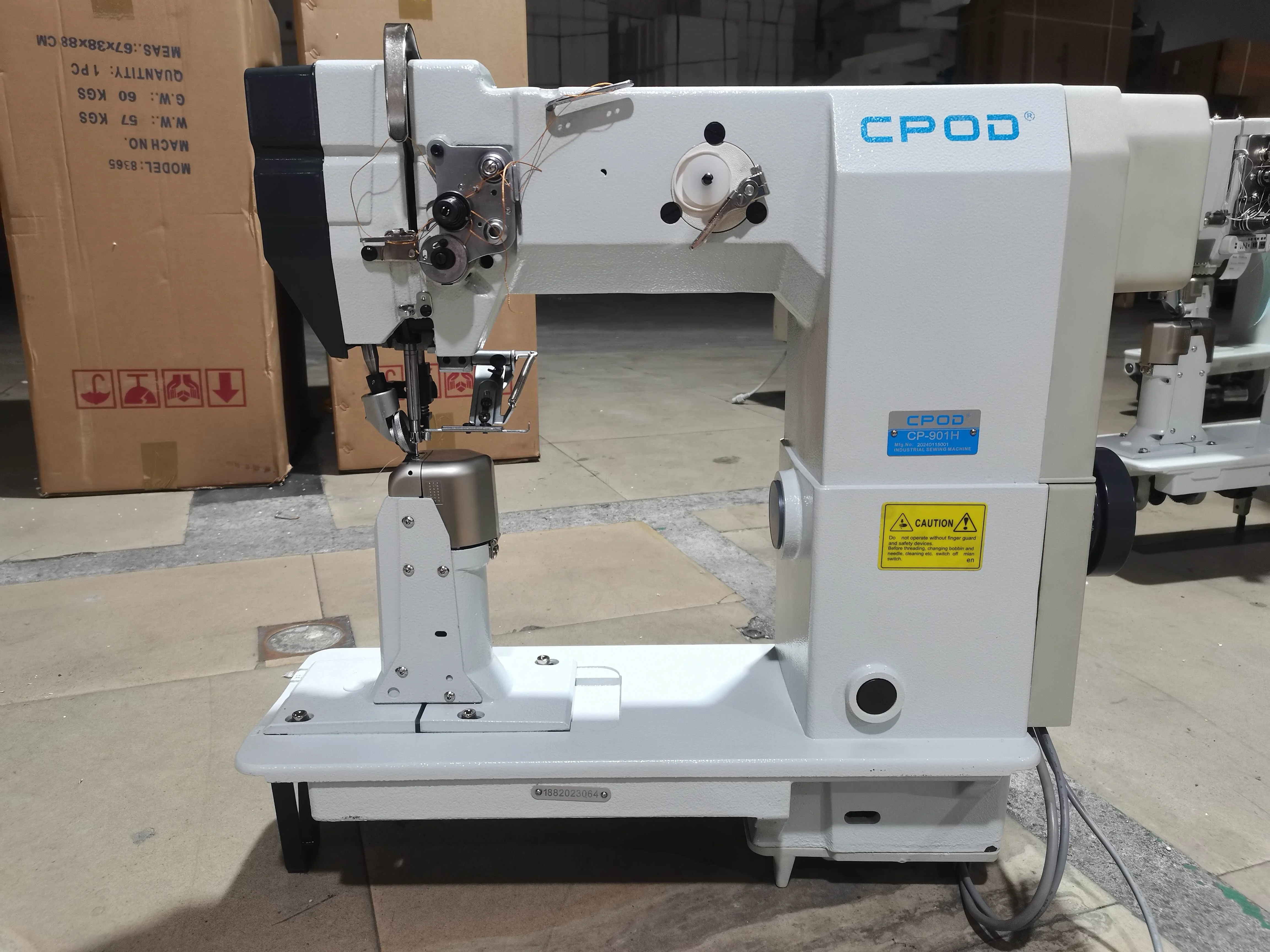 QK-901H single needle direct drive roller post bed industrial lock stitch pillar sewing machine