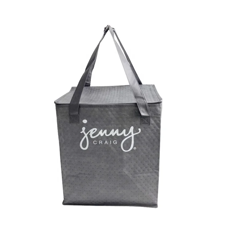 Wholesale Custom Non Woven Cotton filled ice pack Aluminum foil waterproof insulation bag personality portable insulation bag