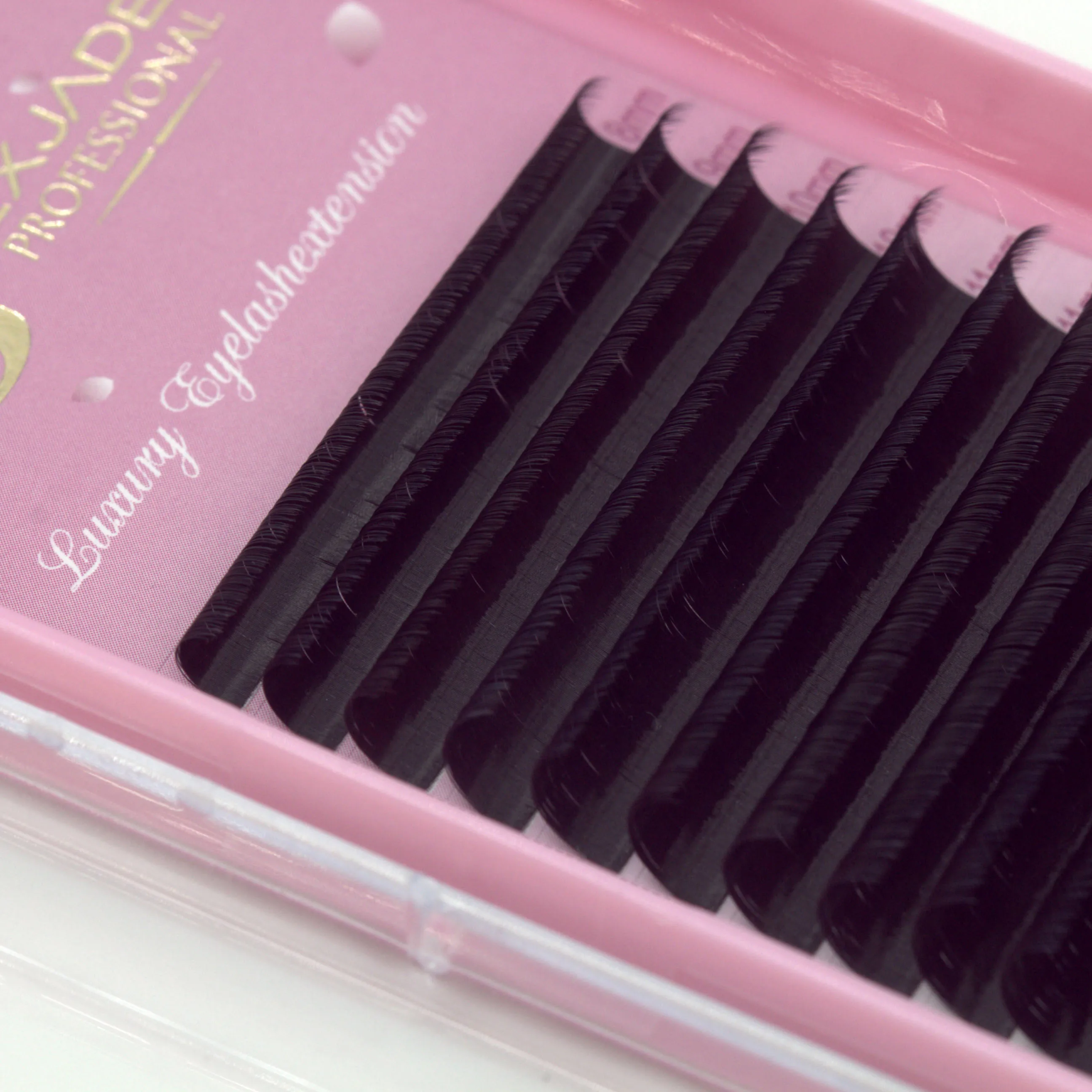 Мягкие профессиональные кашемировые индивидуальные плоские ресницы OEM Ellipse