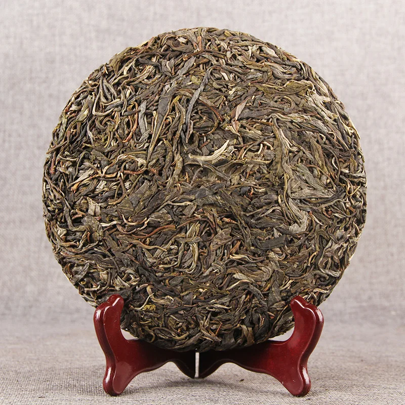 hot selling 2020 xiao hu sai 357 gram ancient tree shen puer tea cake rock sugar sweet honey fragrance raw Pu Er
