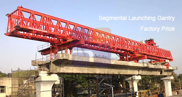 Bridge launching concrete crane Overhead Segmental Launching Gantry