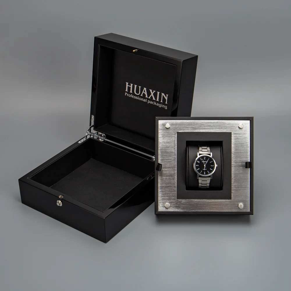 Customized high end piano lacquer MDF watch box