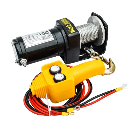 Powerful Electric Winch Steel Wire Rope Kit for ATV