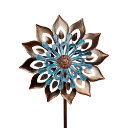 Hourpark Hot-selling garden decoration kinetic metal windmill outdoor wind spinners