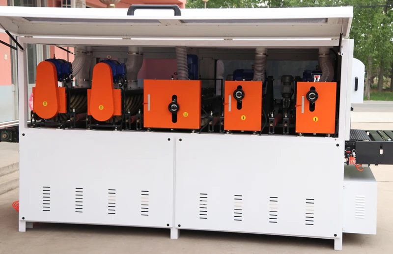 automatic wooden cabinet brush sanding machine electric cnc woodworking brush sander 6SY wood polishing machine