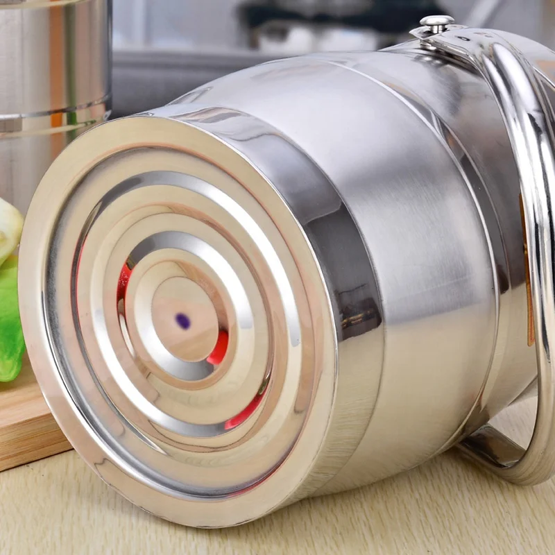 Stainless steel high quality double layer 1.8L/2.0L vacuum lunch box food container