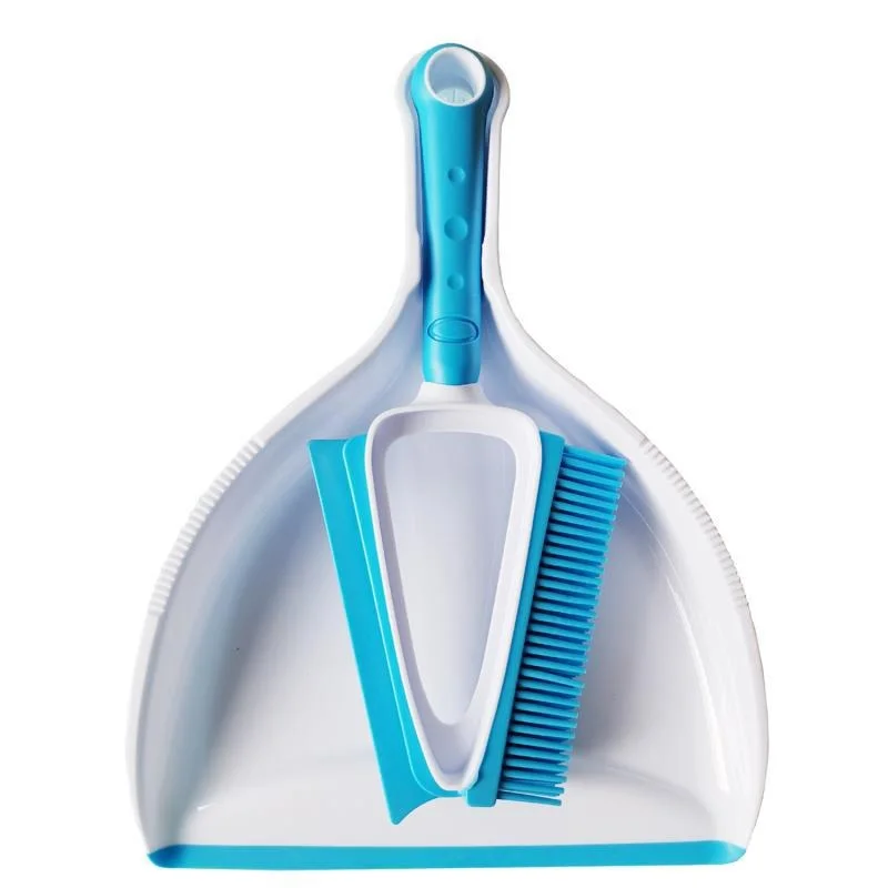 Multi functional pet hair removal brush and dustpan suit  pet cleaning broom pet grooming brush