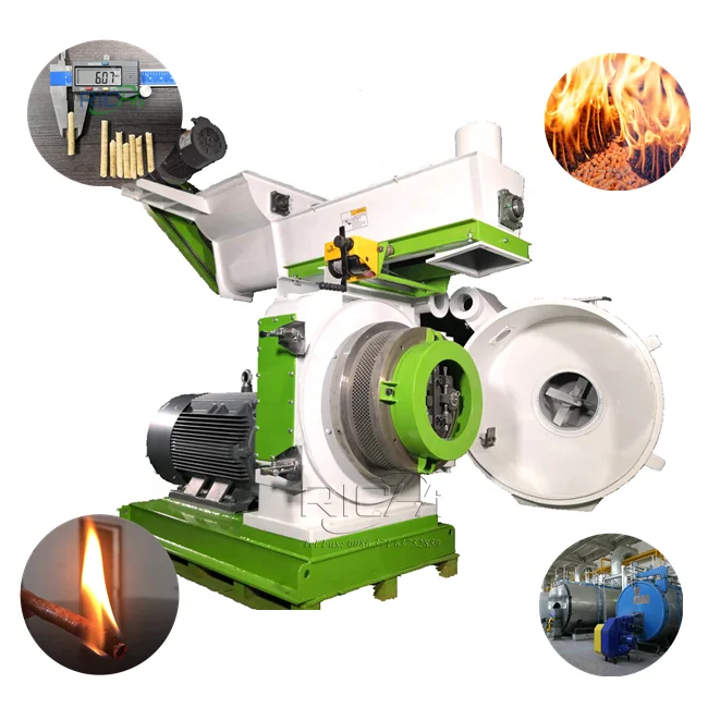High Quality Hot Selling 110Kw 160Kw 1-5 Ton Per Hour Biomass CE Wood Pellet Mills Wood Pellet Mill Making Machine For Straw