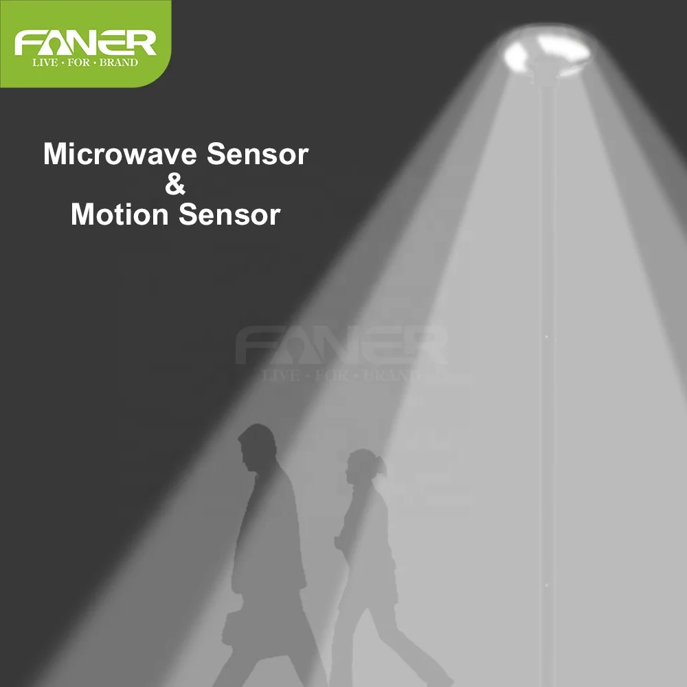 
Faner 2020 new type 360 .solar column light garden gate home outdoor IP66 ufo 150w 250w solar street garden lamp 