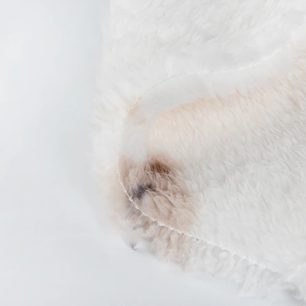 Hot Sale 100%  Polyester Teddy bear printing faux sherpa fleece fabric for kids wear custom printing double side fine sherpa fab