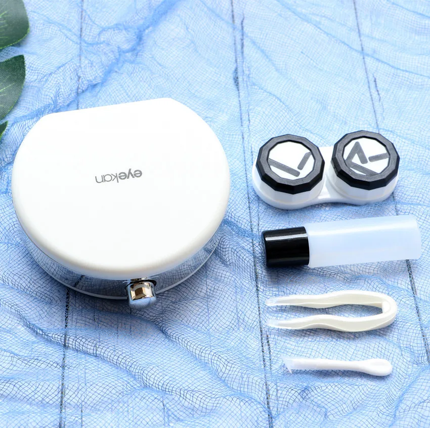 Модный футляр для контактных линз дорожный портативный более