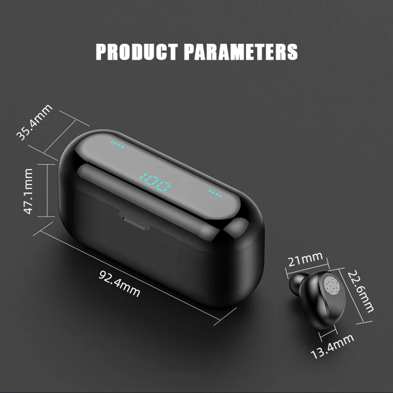 2022 New Arrival 5.0 F9 Earphone Headphone For All Type Phones Auto Connect Earphone Wireless