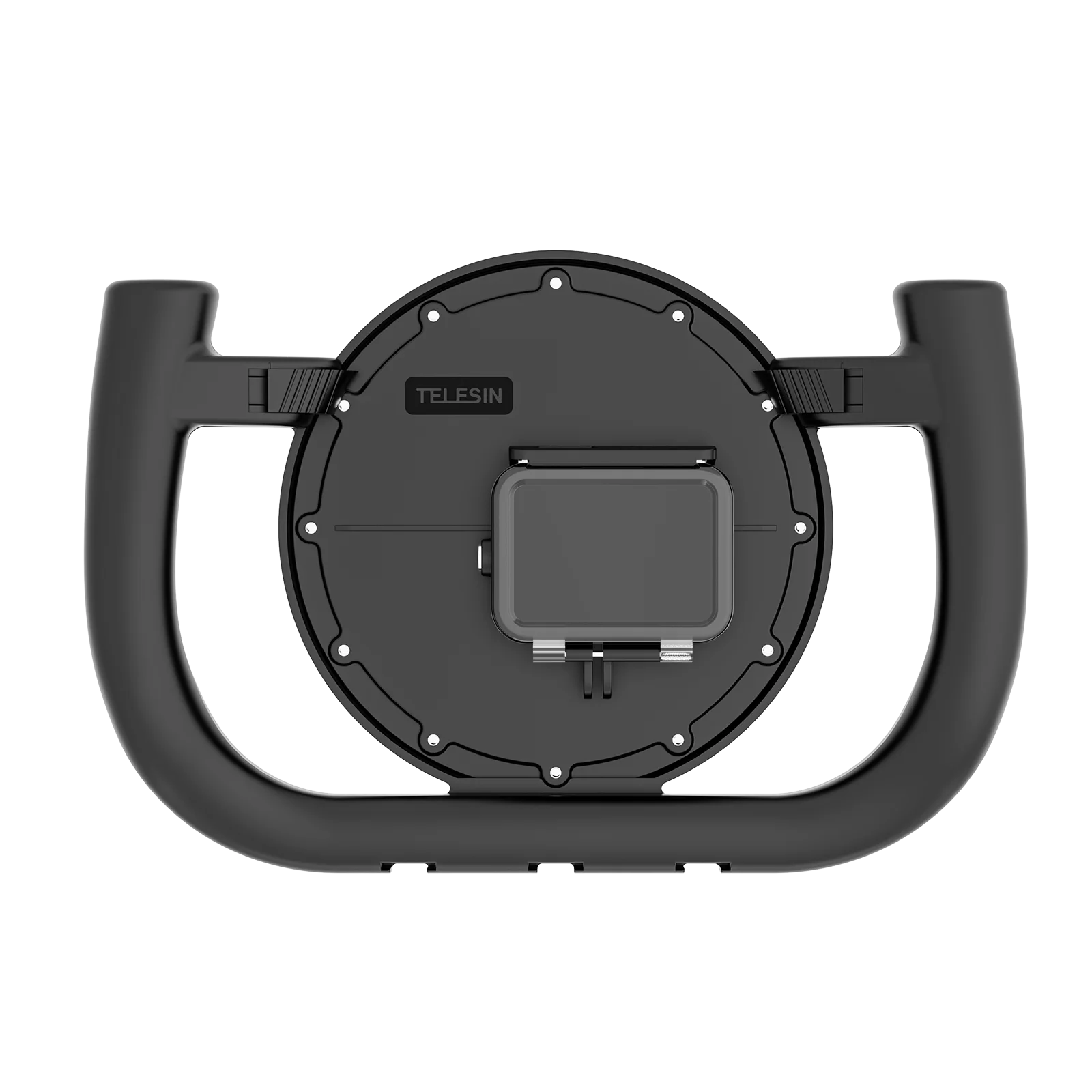 Telesin Underwater Diving Dual Handle Stabilizer Grip Waterproof Dome Port for GoPro Hero9/10 Photography