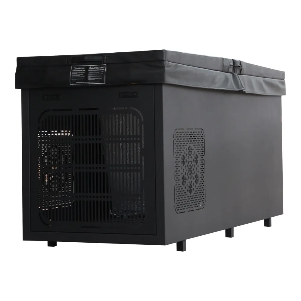 Wholesale Stainless Steel Liner High Quality Red Cedar Wood Hot And Cold Bath Tub Cold Plunge Tub Manufacture