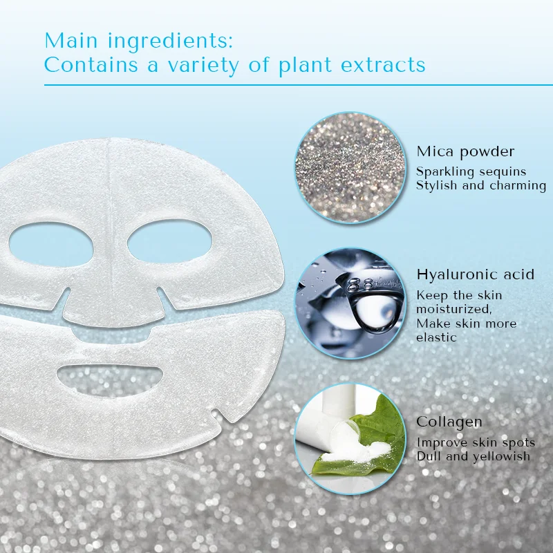 Private Logo Diamond Collagen Crystal Anti-wrinkle Jelly Moisturizing Cosmetic Facial Mask