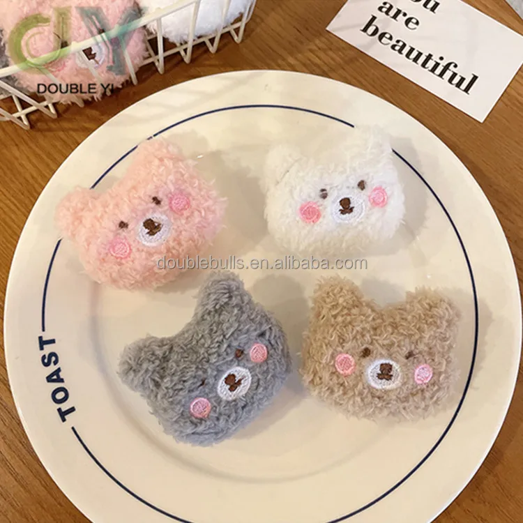 Wholesale Children Cute Bear Plush Brooch