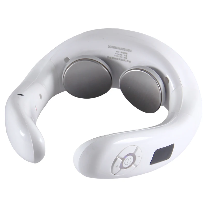 Hezheng HZ-JZA-1 Dropshipping Products 2024 Far Infrared Heat Therapy Neck Massage Electric EMS Neck Massager for pain relief