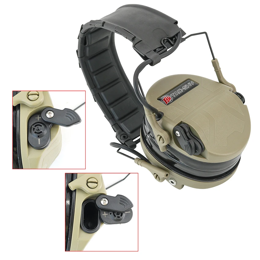 TS TAC-SKY Тактические электронные наушники складные TACSORDIN Ultra IPSC уличная Охота для стрельбы защита ушей тактическая гарнитура