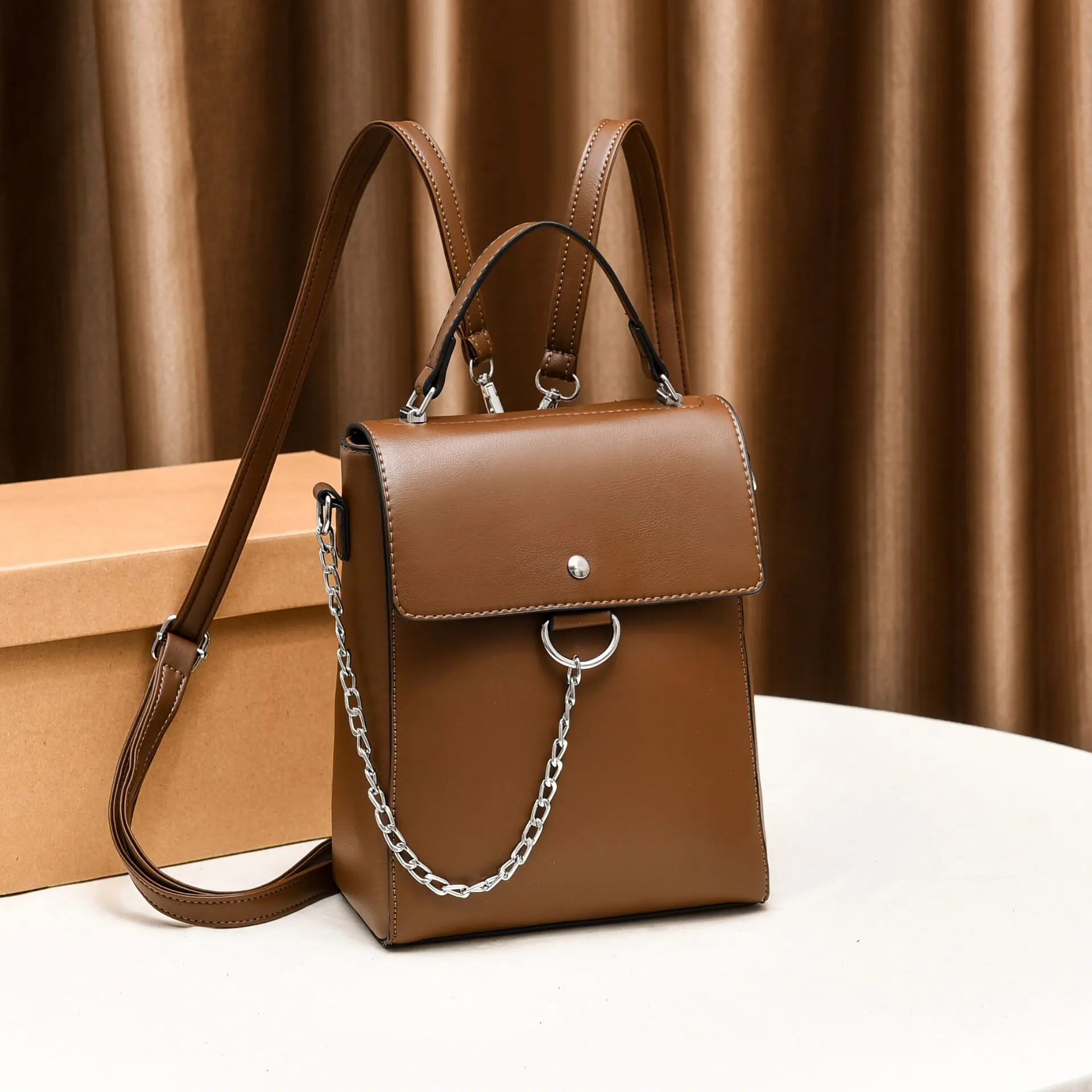 
DL123 24 Female backpacks Women PU Leather Handbags bags women ladies handbags 