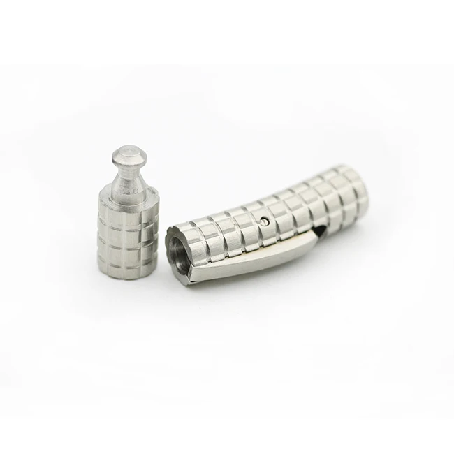 
Bracelet Leather Cord Connectors 4mm Magnetic Clasp 