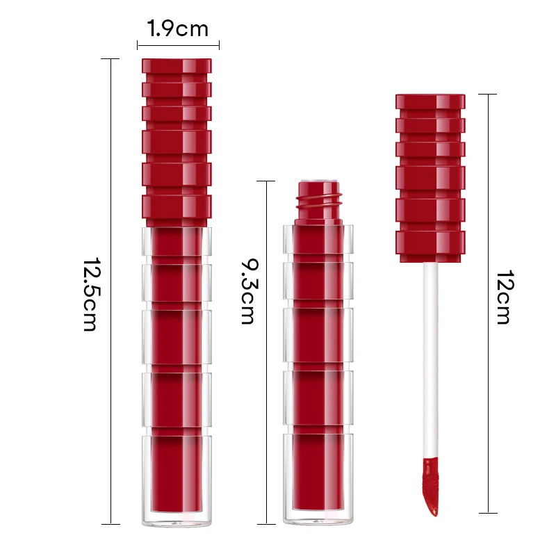 Romantic Bird High Pigment Red Color Unique Container Matte Long Lasting Liquid Lipstick 24 Hours Lip Glaze Professional Makeup