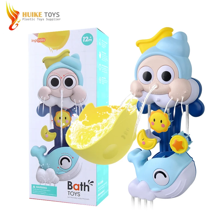 New dolphin shower play game baby spraying bath toy in 2020
