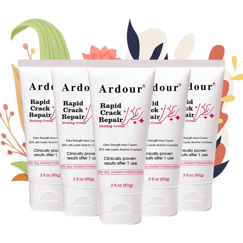 Oem FOOT PRODUCT Urea with Lactic Acid for Cracked Heel Treatment Callus Remover Scars Skin Barrier Repair foot cream
