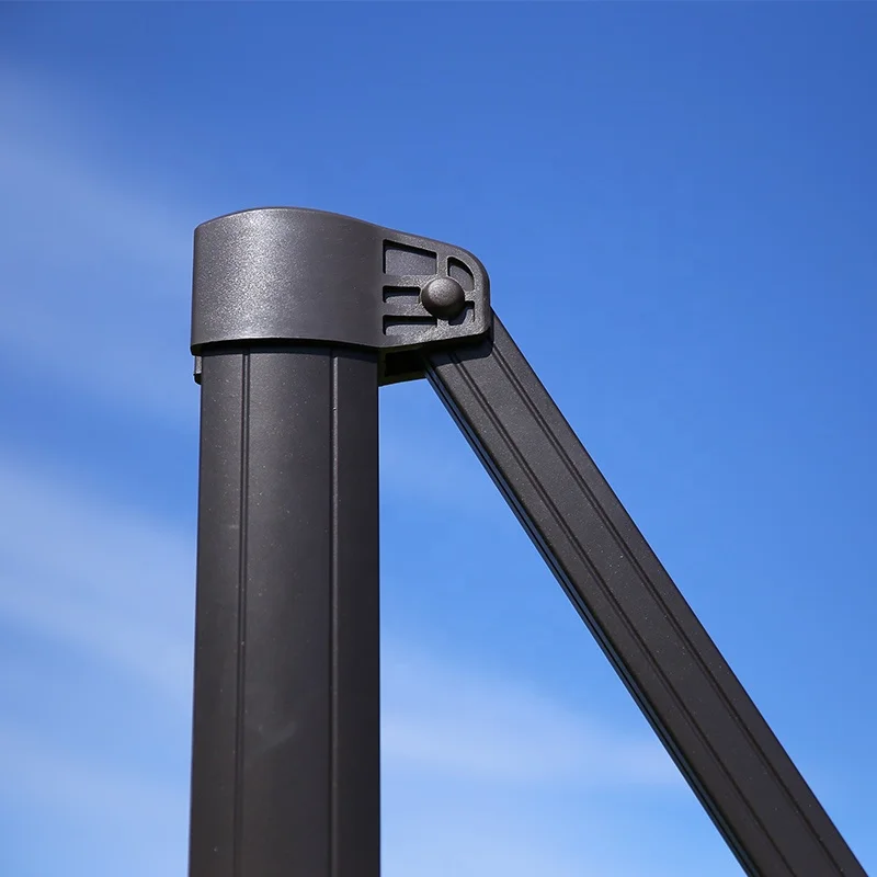 Наружный алюминиевый Зонт Roma 3*3 м, Солнцезащитный зонт, подвесной водонепроницаемый консольный сад, ресторан, патио