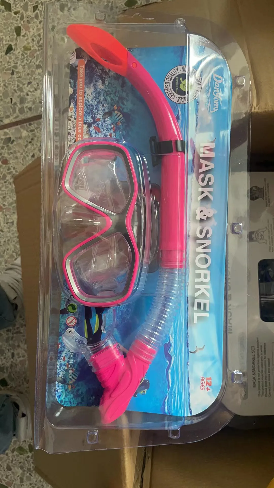 Hot Selling Dive Gear Set  Anti Leaking Scuba Diving Equipment Set Swimming  Mask Antifog Scuba Snorkel Mask Set