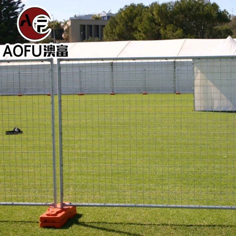 Galvanized and Powder Coated Australia portable fence Factory Price High Quality Customized Temporary Fence Security Fence