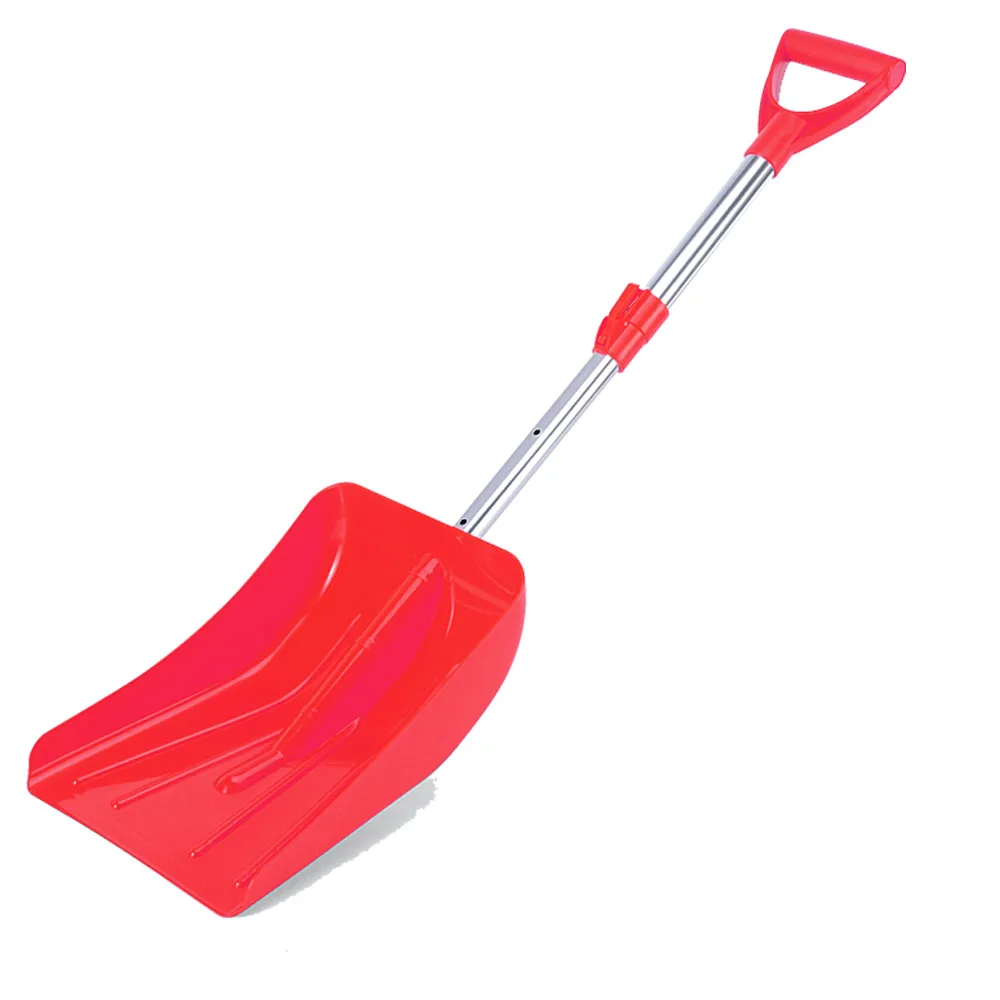 90cm length plastic snow shovel with long handle and aluminum blade