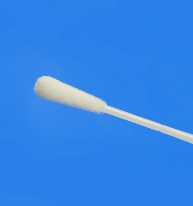 
Disposable Medical Oropharyngeal Swab Buccal Mouth Flocked Swab for PCR Test 