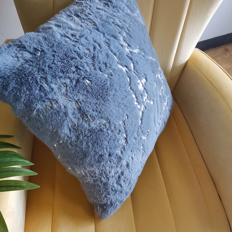 Faux fur pillow cover fluffy rugs Custom size rugs carpets for home decoration