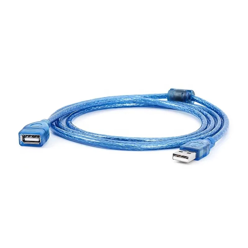 Manufacturers supply usb2.0 cable usb male to female data cable 1.5m pure copper double shielded extension cable