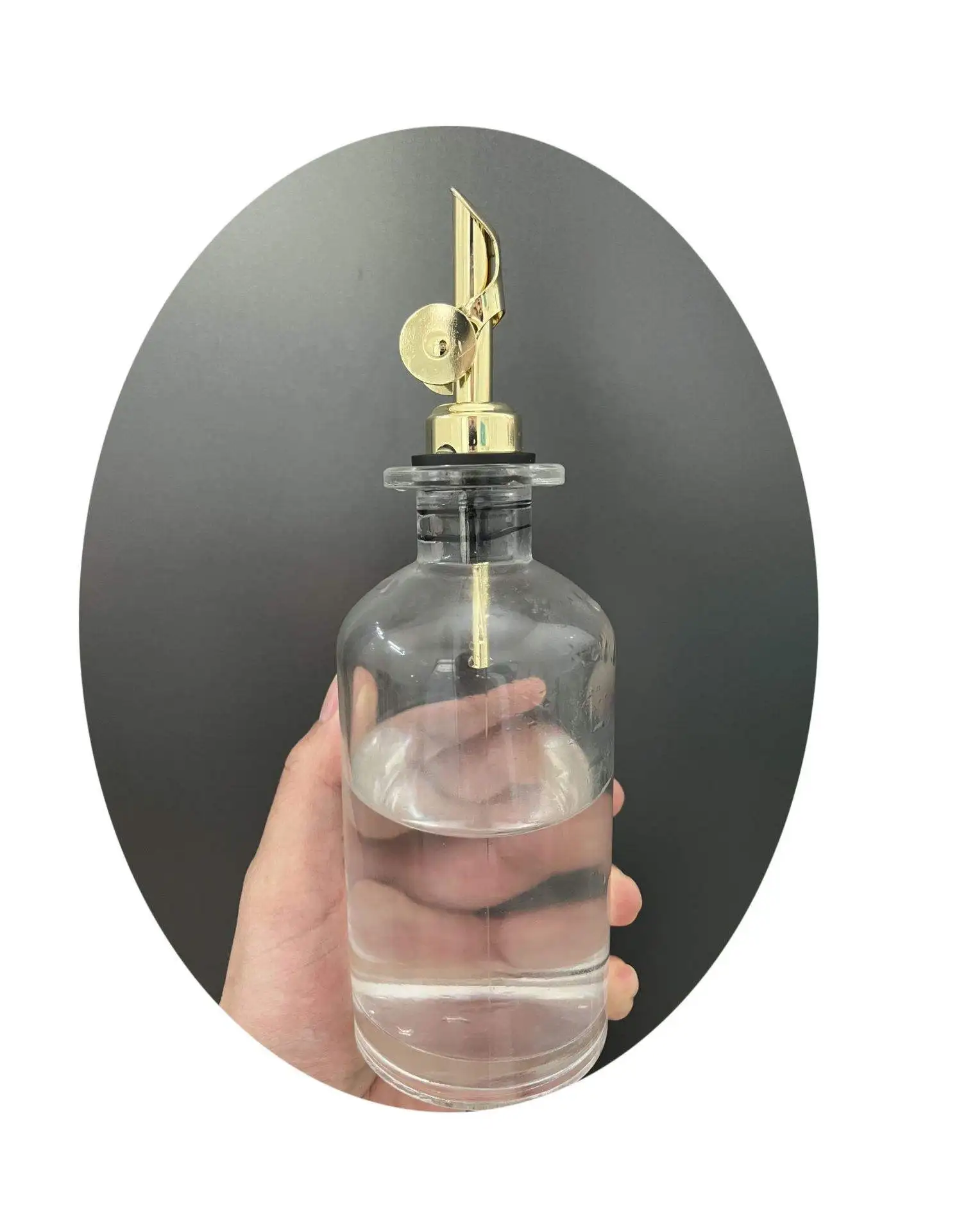 Automatic Opening and Closing 304 Stainless Steel Wine Pour Nozzle Cover Gravity Flip Olive Oil Vinegar Bottle Stopper