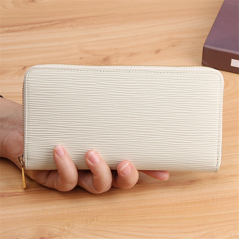 PU leather long wallet women 2024 fashionable handbag Portable Clutch Bag New Lady purse hone Card Holder Bag Wallet