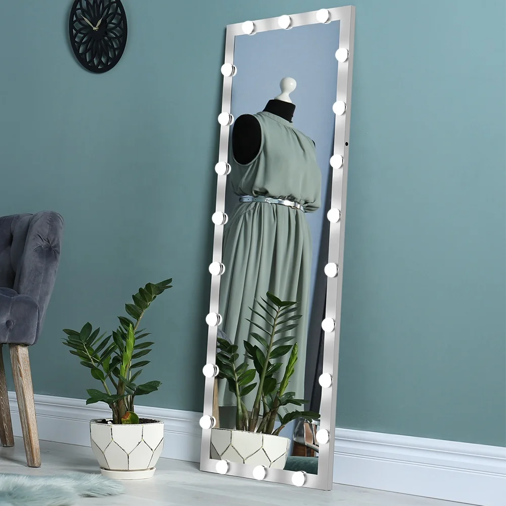 BEAUTME Led Full Length Large Size Vanity hollywood Dressing Standing Light Body Mirror with