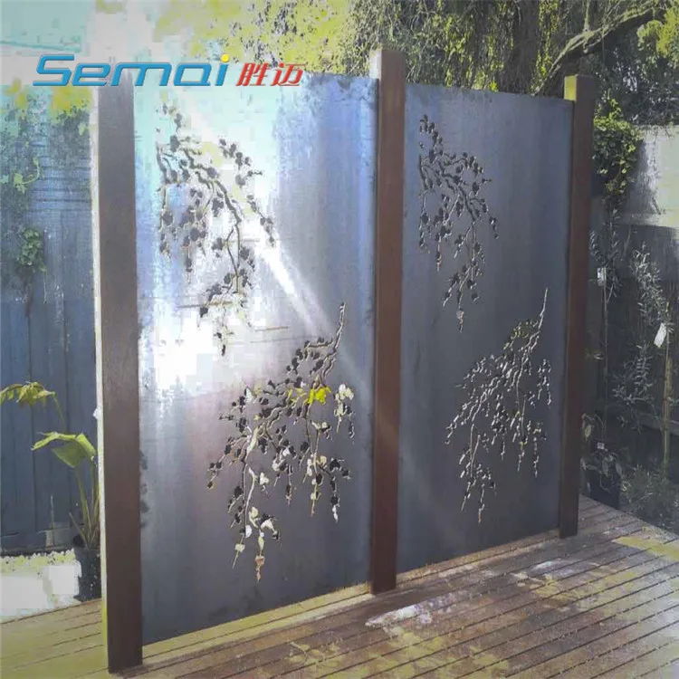 
Exterior Decorative Laser Cut Aluminum Fence Panels for Garden Fencing 