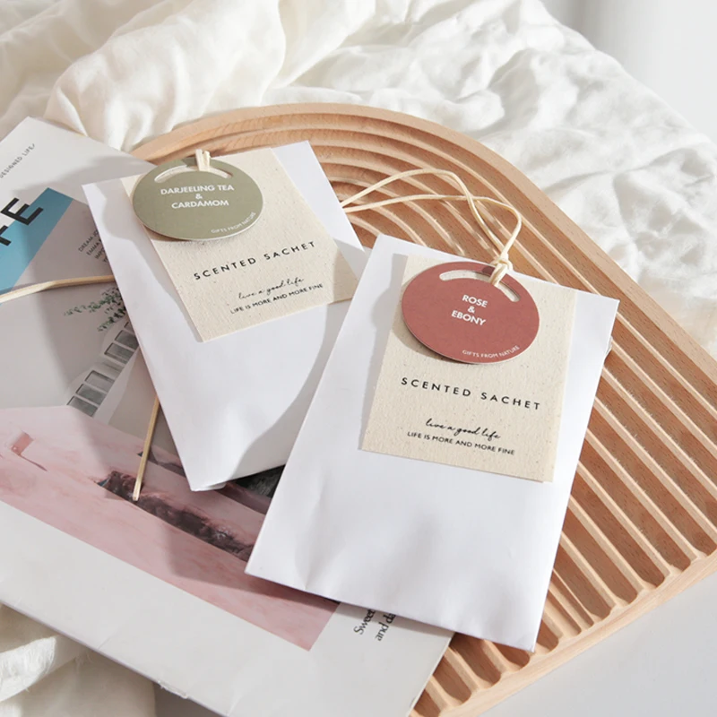 Long-Lasting Scented Car Air Freshener Custom Sachets Bag Wardrobe Deodorizer Hanging Sachets